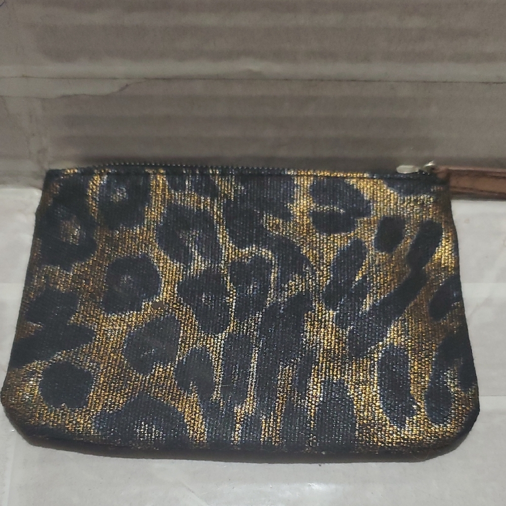 ANN TAYLOR LOFT gold / Black Poch